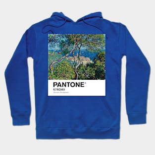 PANTONE MONET - Bordighera (1884) by Claude Monet Landscape Hoodie